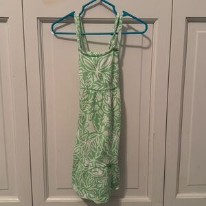 Carter’s green/white summer dress. Size 3t/3A.